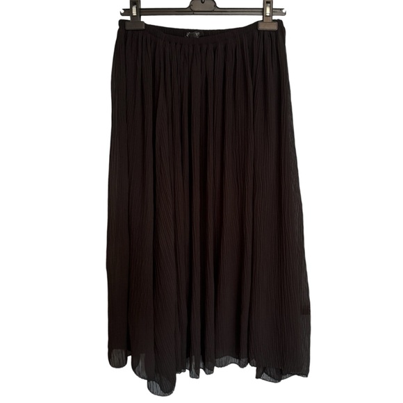EILEEN FISHER PLEATED MIDI SKIRT - Picture 1 of 13